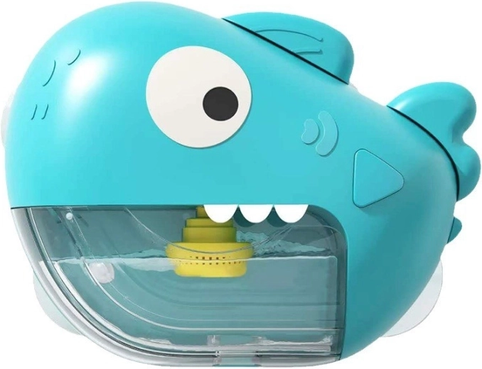 Carlo baby tiburón de burbujas para bañera con música, azul