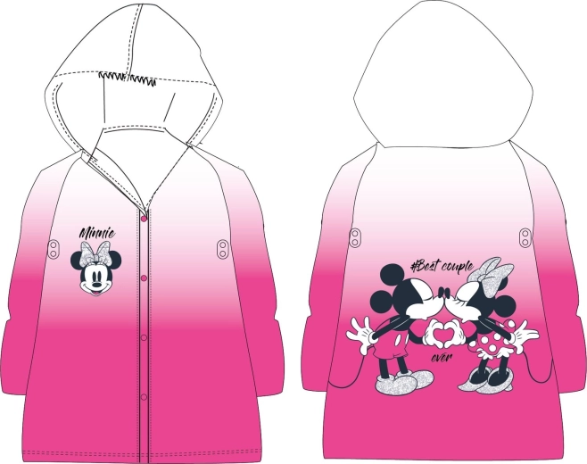Chubasquero infantil para niña Minnie Mouse (98–128 cm) - 1 unidad