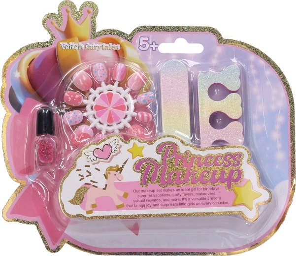 Set de uñas con uñas postizas y separador de dedos 10 cm - 1 unidad