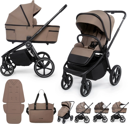 Muuvo Fold cochecito combinado 2en1 mokka