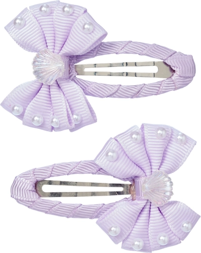 Souza! horquillas para el cabello Gilia con lazo morado - 2 uds.