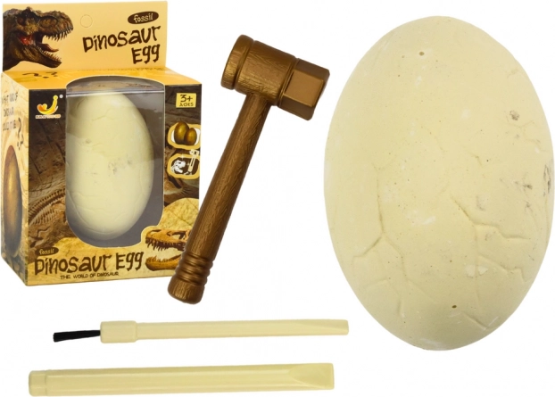 Juego arqueológico: huevo de dinosaurio para excavaciones