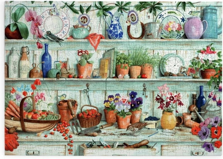 Puzzle House of Puzzles Flores y cosecha, 500 piezas grandes