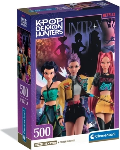 Puzzle Clementoni 500 piezas K‑Pop Demon Hunters 2