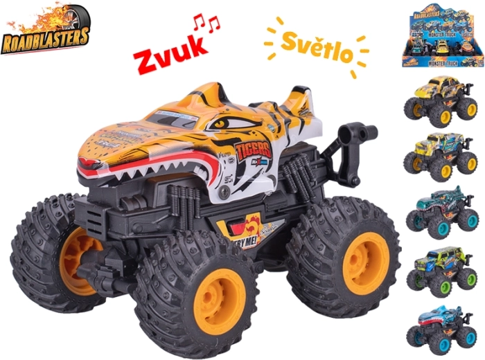 Monster truck Roadblasters de 12 cm con luz y sonido
