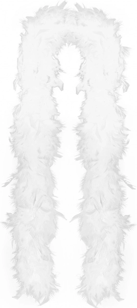 Boa de plumas blanco 180 cm