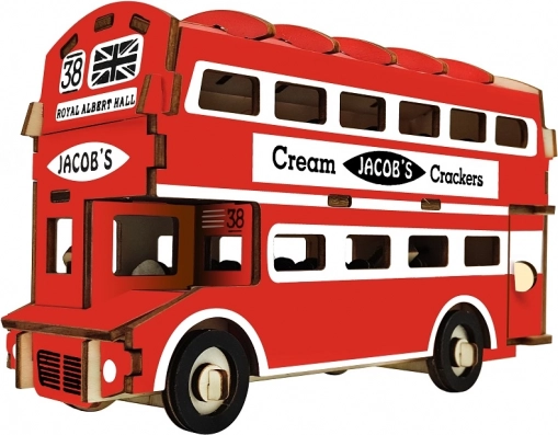 Rompecabezas 3D de madera Doubledecker