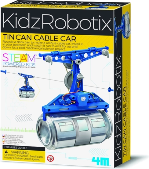 Teleférico con lata 4M KidzRobotix
