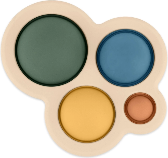 Juguete de silicona Petite&Mars Chill out misty green