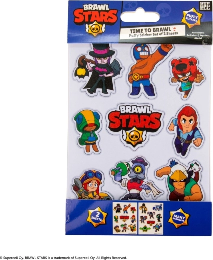 Brawl Stars pegatinas 3D – set de 2 hojas