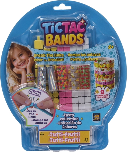 TICTAC BANDS set para hacer pulseras tutti frutti - 8 unidades