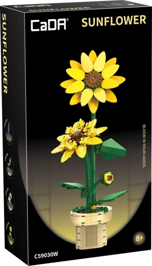 CADA kit de construcción de girasol 27,4 cm