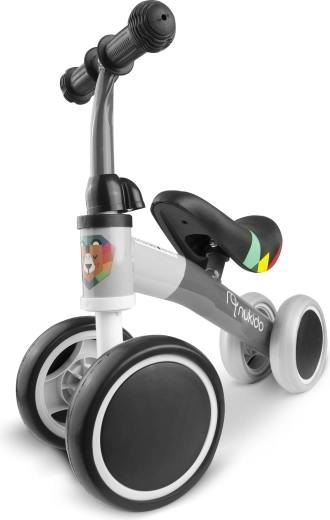 Bicicleta de equilibrio para bebés con 4 ruedas Nukido