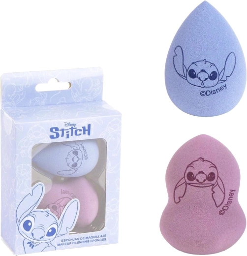 Set de esponjas de maquillaje para el rostro Lilo y Stitch - 2 unidades