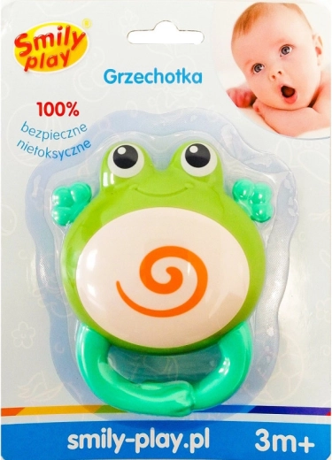 Sonajero infantil rana