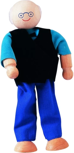 PlanToys muñeco de madera abuelo
