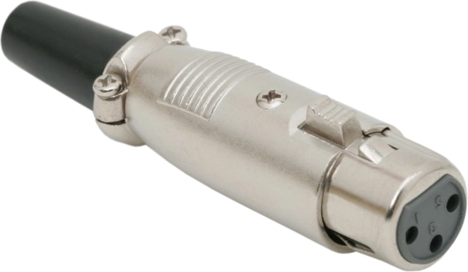 Toma XLR de tres polos