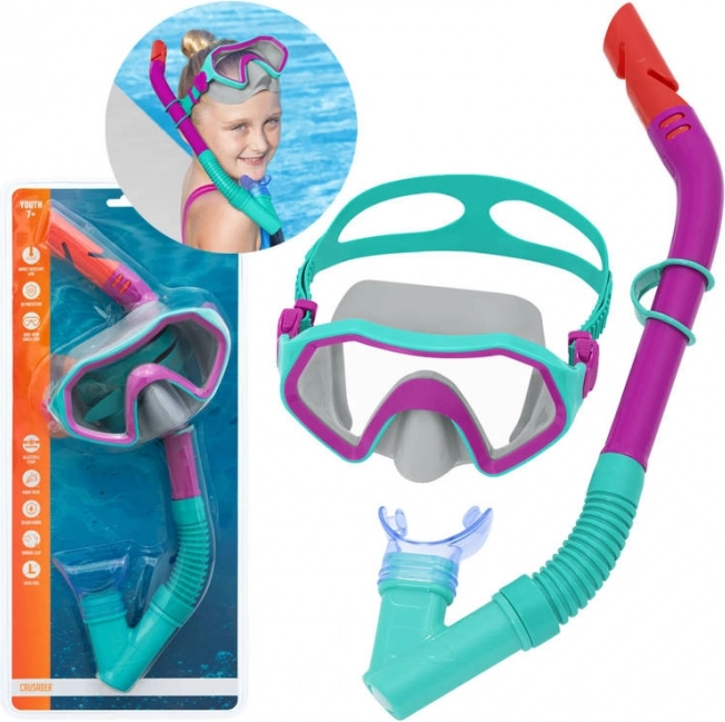 Máscara de buceo infantil Bestway con snorkel Hydro Swim