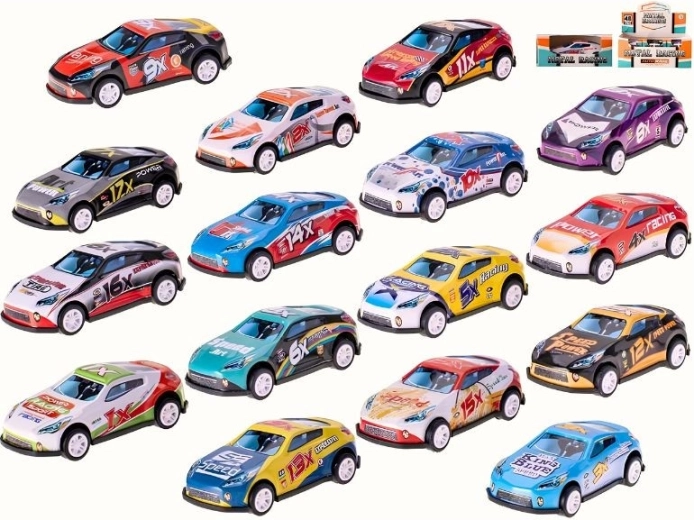 Coche de carreras metálico de retrofricción