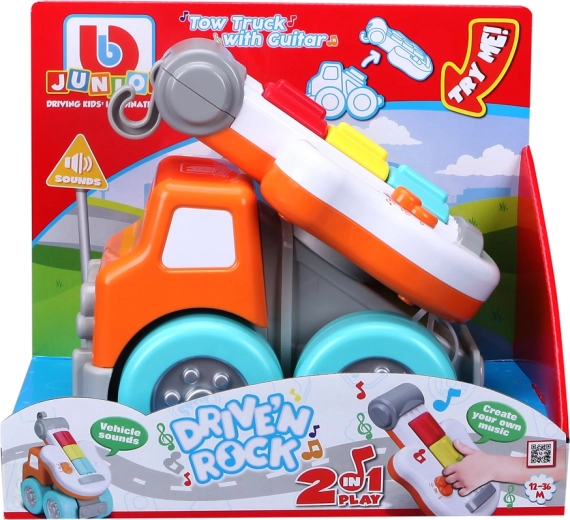Vehículo de remolque BB Junior con guitarra 2 en 1