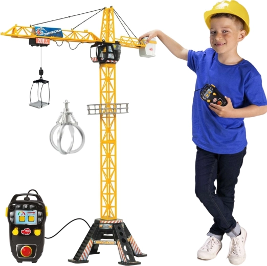 Outlet Dickie Toys Mega Crane grúa teledirigida con sonido de 120 cm – defectuosa