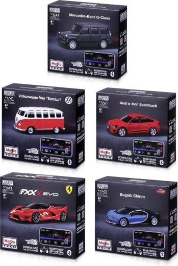 Coche metálico RC Maisto con luces 1:41