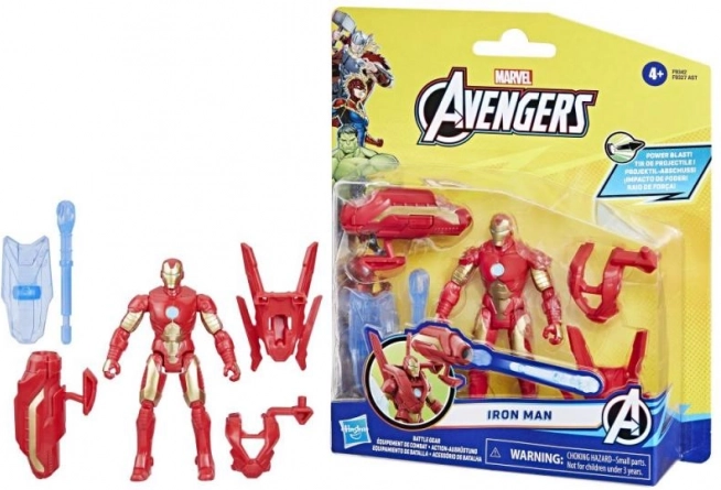 Figura de Iron Man con equipamiento de combate - Avengers