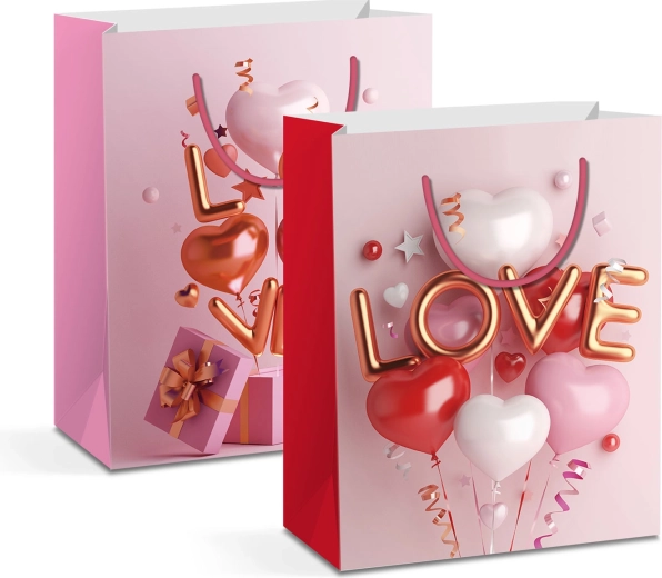 Bolsa de regalo de papel para botella - 1 unidad