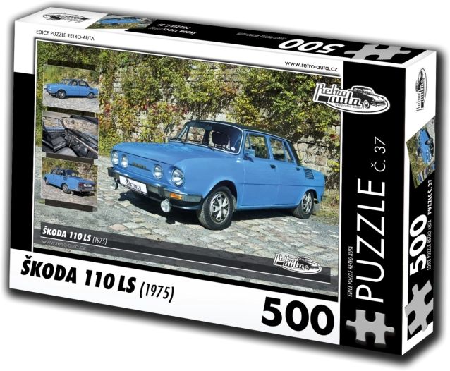 RETRO-AUTA Puzzle Škoda 110 LS 500 piezas