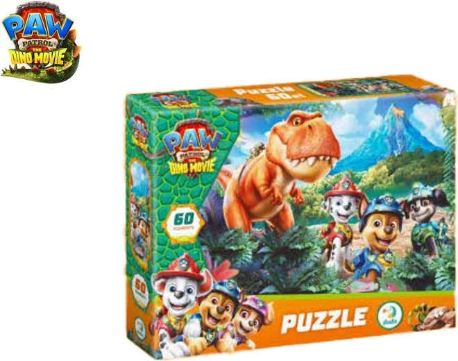 Rompecabezas Paw Patrol: The Dino Movie - 60 piezas