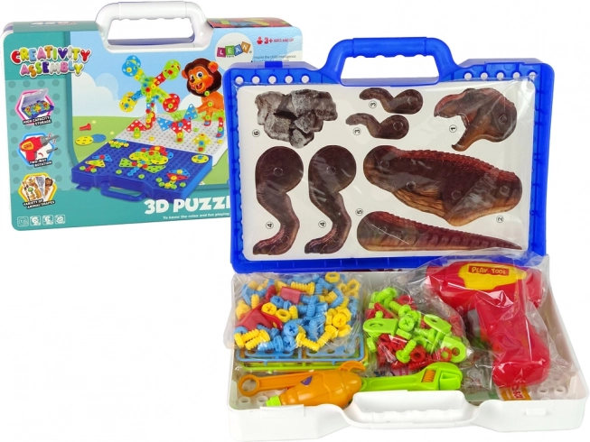 Juego de construcción 3D DIY dinosaurios