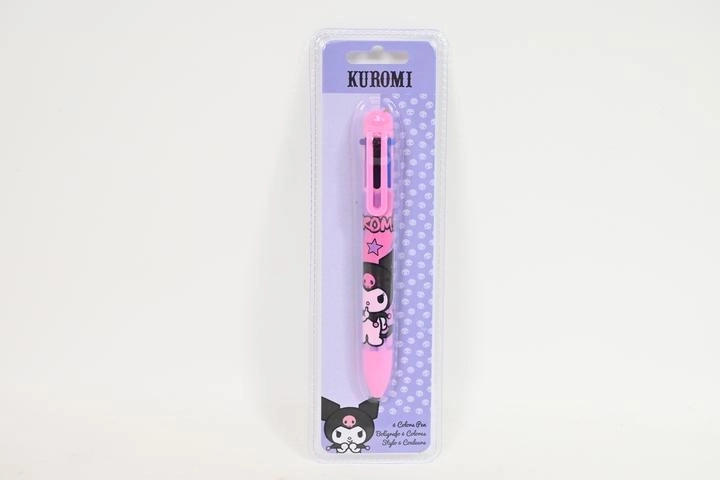 Bolígrafo multicolor Kuromi de 6 colores