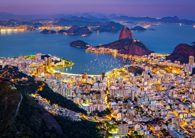 Puzzle ENJOY Río de Janeiro de noche, Brasil – 1000 piezas