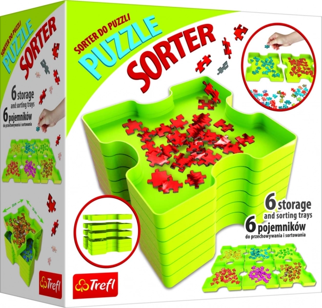 Clasificador para puzzles con accesorios: 6 cajas Trefl