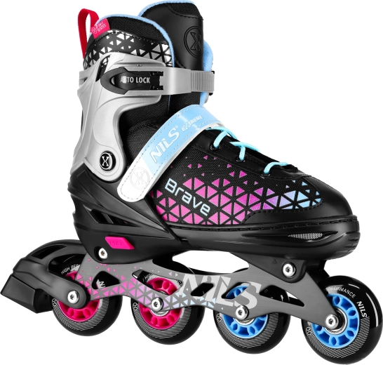 Patines en línea 2en1 NILS Extreme Brave – Rosa