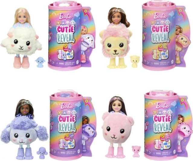 Barbie Cutie Reveal Chelsea – edición pastel, sorpresa 2 en 1