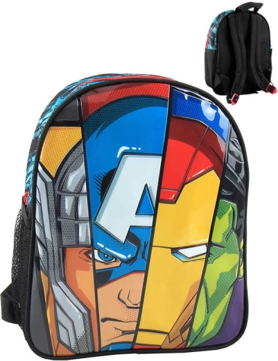 Mochila infantil Avengers 25 × 31 × 10 cm con portabebidas