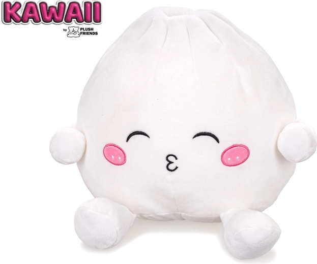 Plush Friends Kawaii dumpling de peluche Bao con boquita fruncida 25 cm - 1 pieza