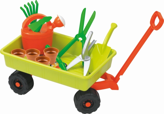 Carrito de jardín Androni con accesorios para niños