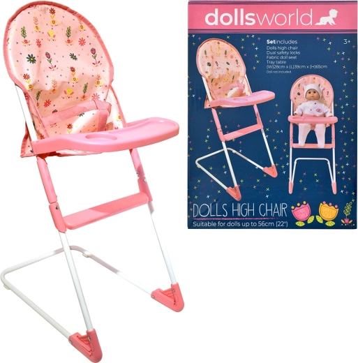 Trona plegable para muñecas Dolls World