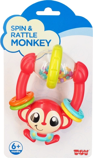 Hap-P-Kid sonajero con forma de mono para bebés