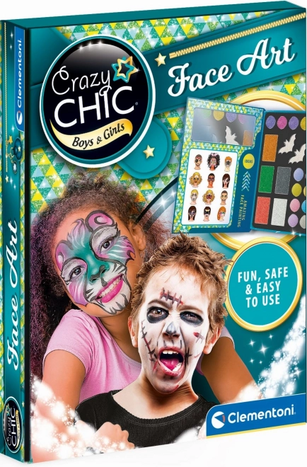 Clementoni Crazy Chic pintura facial para niños