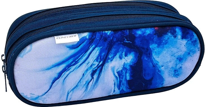 Estuche Concorde Marble con dos cremalleras