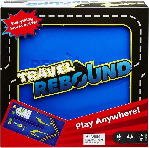 Juego de viaje Mattel: lanza el disco y reúne puntos