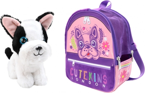Perrito de peluche con mochila infantil CUTEKINS