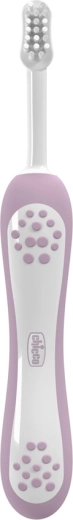 Cepillo de dientes infantil Chicco lilac 6–36 m - 1 pieza