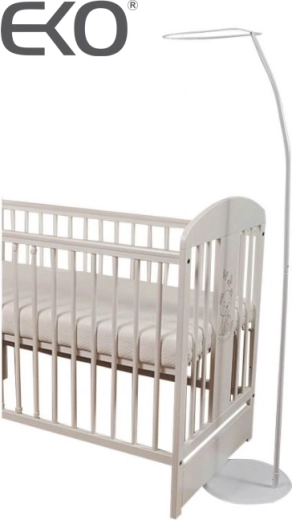 Soporte metálico para dosel EKO de pie, blanco, 1,6 m