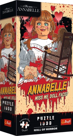 Puzzle Trefl Premium Plus Hall of Horror: Annabelle 1000 piezas