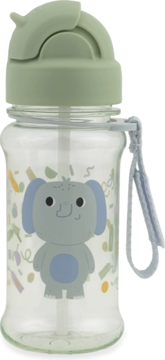 Skip Hop botella con pajita 355 ml Zoo Besties elefante