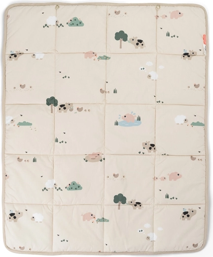 Alfombra de juego Done by Deer Tiny farm, color arena